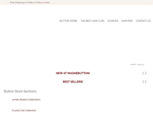 Tablet Screenshot of magnebutton.com